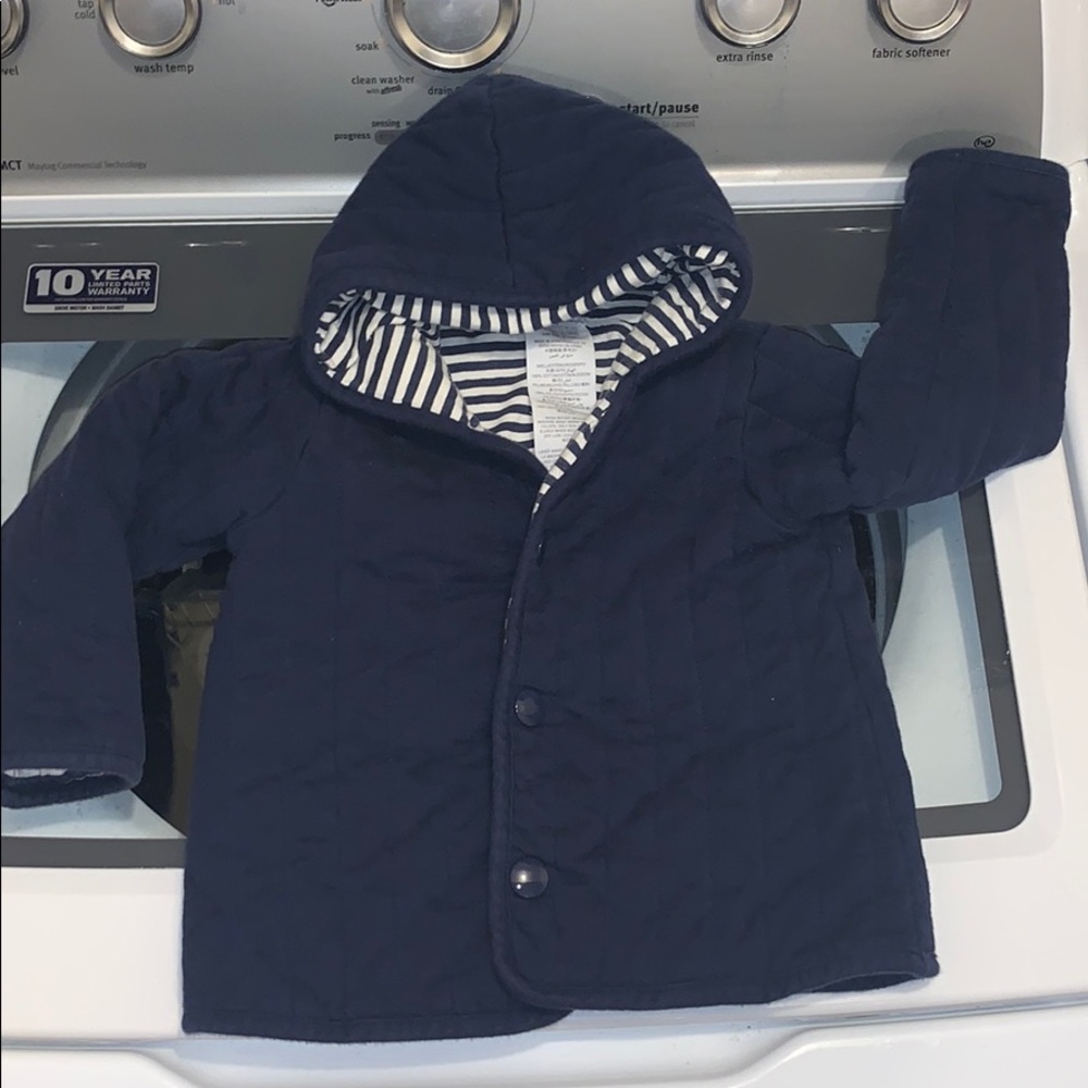 Baby boy size 24 months coat - double sided
